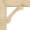 Ekena Millwork Imperial Block Rough Sawn Bracket w/ Offset Brace, Douglas Fir, 8"W x 28"D x 28"H BKT0806X28X28IMP05RDF - alternate 2